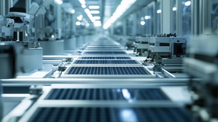 Satellite assembly in a modern clean room. Featuring the careful assembly of satellite components in a sterile environment