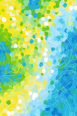 yellow green blue and white funky texture design abstract geometric pattern graphics poster background
