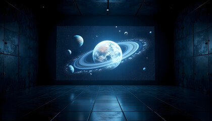Space planets screen