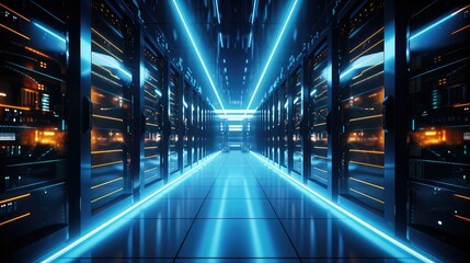 Fototapeta premium network data cetner