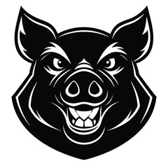 pig head mascot