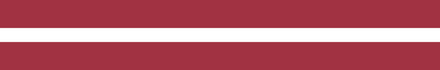 Flag of Latvia. Latvia long banner flag digital vector illustration