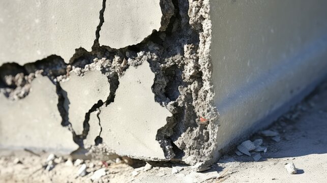 settle house foundation crack