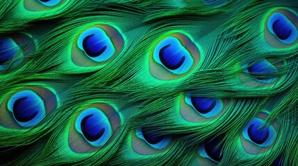 feather blue  green background