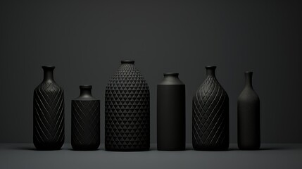uniformity matte black bottle