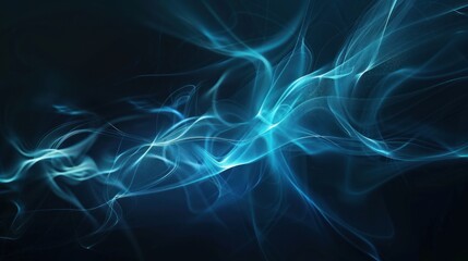 Abstract Blue Smoke