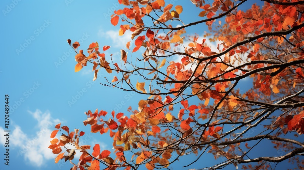 Canvas Prints beauty tree leaves sky