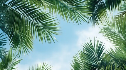 Fototapeta premium paradise tropical leaf wallpaper