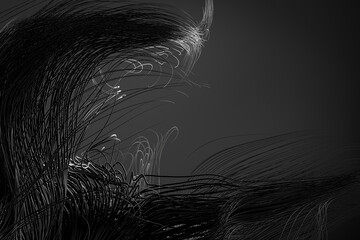 Dynamic Abstract Background with Interwoven Lines and Shapes