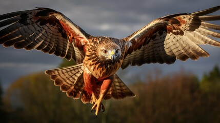 wings red hawk