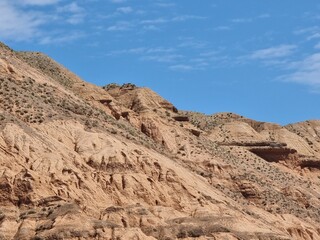 beautiful landscape in the desert
