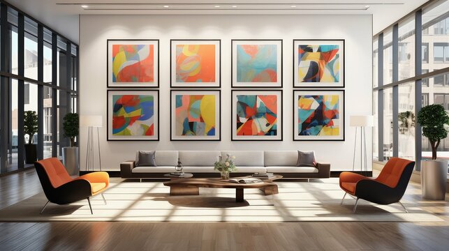 gallery office lobby art