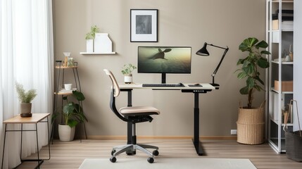 adjustable work form home desk
