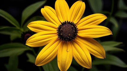 vibrant black eyed susan flower