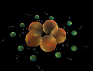 Imaginatory fractal abstract background Image