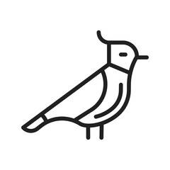 Fototapeta premium Woodpecker icon vector image. Suitable for mobile apps, web apps and print media.