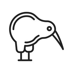 Kiwi icon vector image. Suitable for mobile apps, web apps and print media.