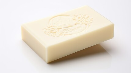 smooth soap white background