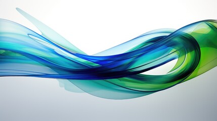 bold blue green swoosh