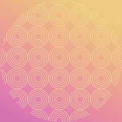 Adobe Illustrator ArtworkJapanese style geometric gold pattern background decoration