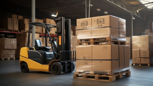wrehouse box on a pallet