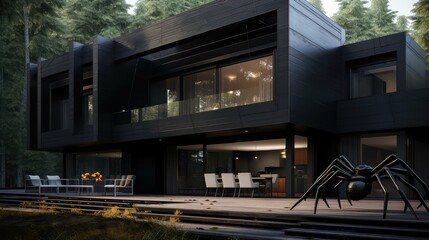 Obraz premium venom spiders background