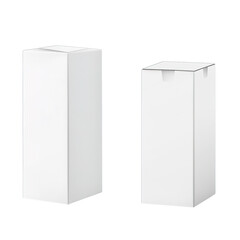 Naklejka premium blank milk box