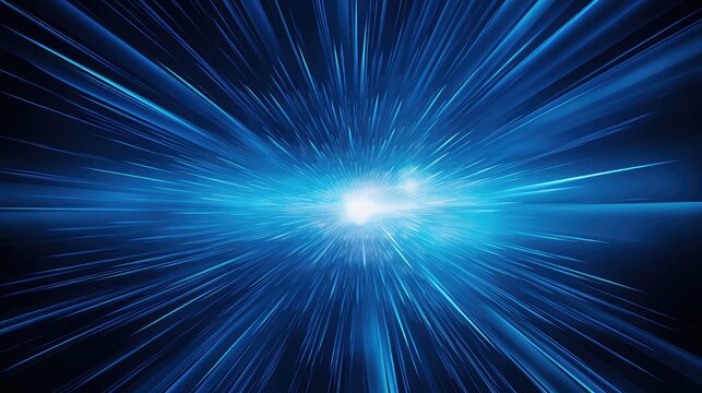 bold blue star burst