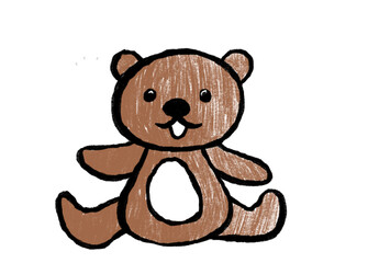 teddy bear vector illustration