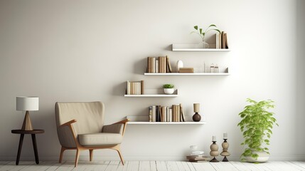 objects white studio wall