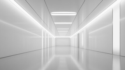 Fototapeta premium White room perspective mockup ideas decor design inspiration art display background