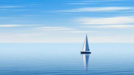 Obraz premium water blue white stripes