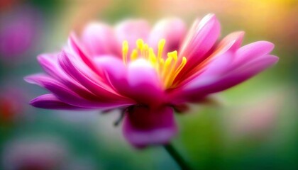 close up of pink flower