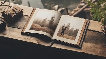 textured indesign photo book templates