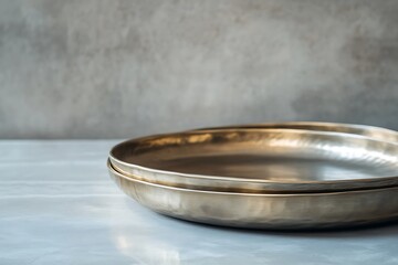 Elegant Gold-Toned Bowls for a Modern Table