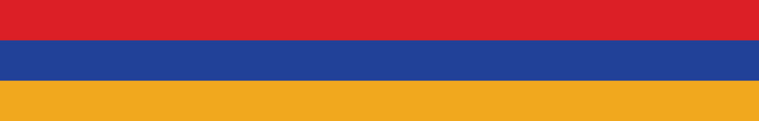 Flag of Armenia. Armenia flag long banner digital vector illustration