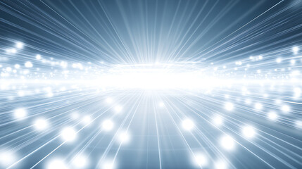 Abstract Light Beam Data Stream Digital Space Visual Illusion Backdrop for Future Technology
