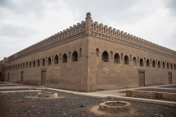 Fototapeta premium historic mosque of Ibn Tulun in Cairo, Egypt