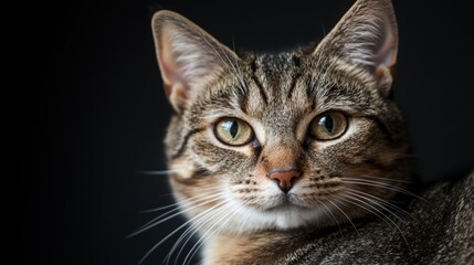 Obraz premium Cat's eye, macro, with clipping path