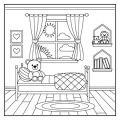 Little Corner Bold and Easy Coloring Book for Kids and Adults
