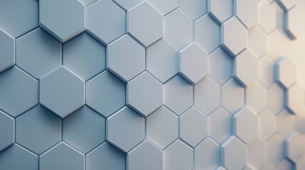 Fototapeta premium Stunning Abstract 3D Hexagon Background Design Featuring Unique Patterns and Textures for Modern Aesthetics