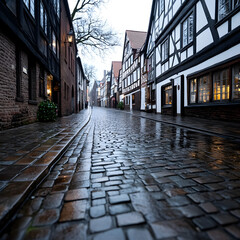Aldstadt old town in Dusseldorf