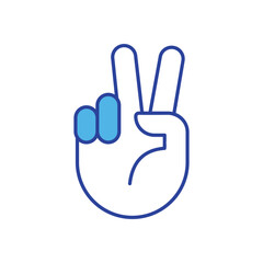 Peace Symbol icon isolated on a white background. Vector illustration.