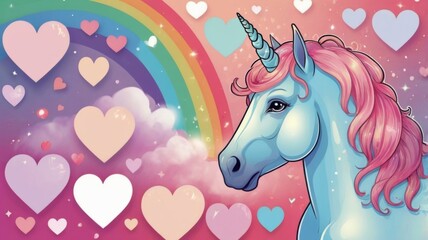 A charming background featuring delicate pastel-colored hearts in soft hues, creating a romantic and dreamy aesthetic. Perfect for love-themed designs, Valentine’s Day, and cute decorative elements.