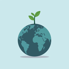 earth day vector illustration design