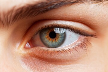 Obraz premium Tired Exhausted Eye Pain And Ache, 