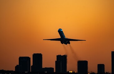 Airplane from Miami International Airport