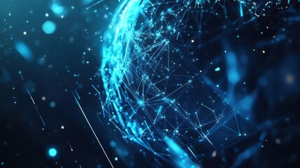 Abstract Digital Globe