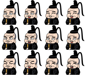 徳川家康のイラストセット