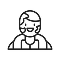 Color Face icon vector image. Suitable for mobile apps, web apps and print media.